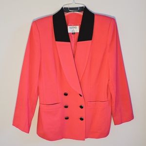 Kasper - Women's Coat (Pink/Black)